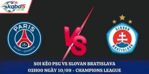 Soi Kèo PSG Vs Slovan Bratislava 02H00 Ngày 10/09/2026 - Champions League